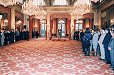 Illustration : Présentation des voeux du personnel de l'Elysée au Président et à Mme Jacques Chirac.