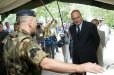 Photo : visite à l'armée de terre
