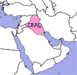 Graphique - carte de l'Iraq