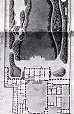 Illustration : Plan du rez-de-chauss�e de l'h�tel de Bourbon avec les transformations effectu�es par P-A. P�ris