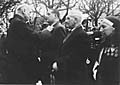 Illustration : 3 décembre 1950 - Robert Schuman remet la Légion d'Honneur à Alain Poher Mairie d'Ablon sur Seine