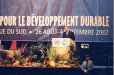 Photo : sommet mondial du développement durable de Johannesburg (Afrique du sud)