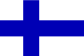 Drapeau de la R�publique de Finlande