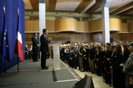 Discours du Président de la République devant la communauté française de Moscou