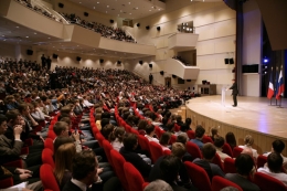 Discours du Président de la République à l'Université de Bauman à Moscou