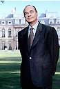 Portrait officiel de M. Jacques Chirac (c) Documentation fran�aise. Ph. Bettina Rheims