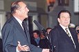 Photo : Jacques Chirac et Gerhard Schroeder - 24 f�vrier 2003