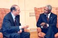 Photo : Jacques Chirac et Kofi Annan - 17 avril 2003.