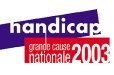 Photo : logo Handicap grande cause nationale 2003 - http://www.handicaps-2003.org/