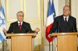 Photo : conférence de presse avec le Président de l'Etat d'Israël