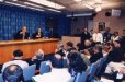 Photo : conf�rence de presse du Pr�sident - Nations Unies / New York -  23.09.2003
